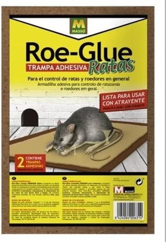 Trampa Adhesiva Ratas Masso