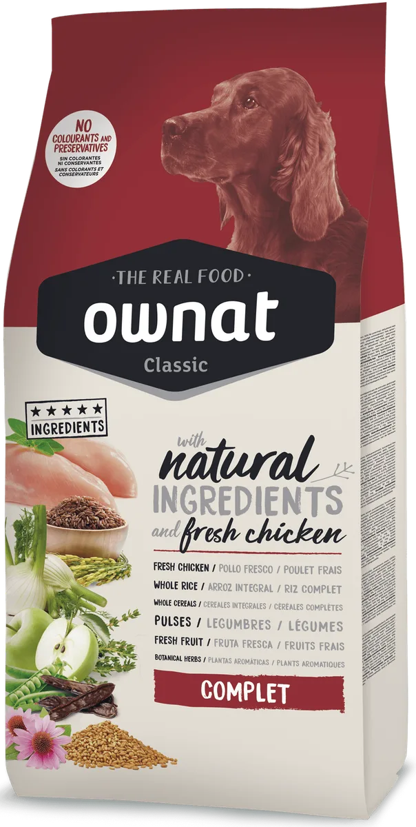 Pienso Perros Ownat Classic Complet 4 kg