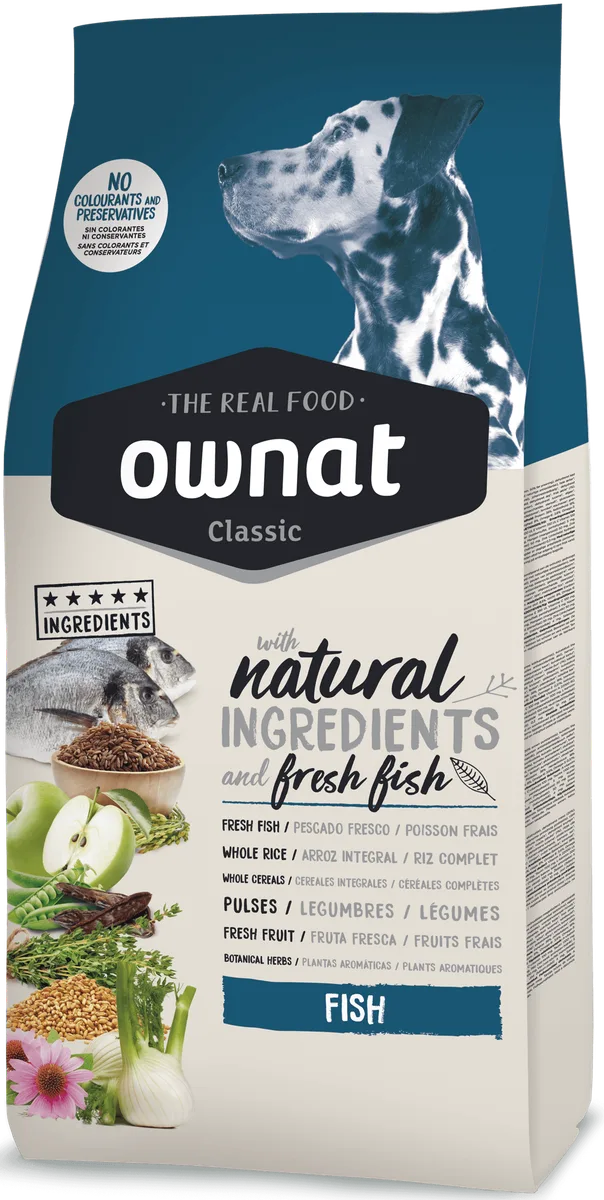 Pienso Perros Ownat Classic Pescado 4 kg