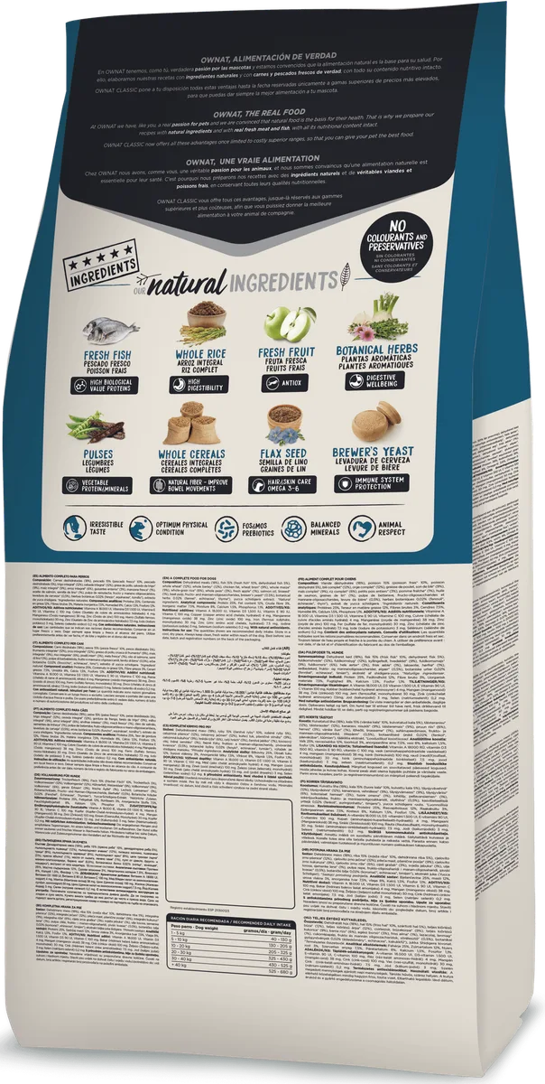 Pienso Perros Ownat Classic Pescado 4 kg — foto 4