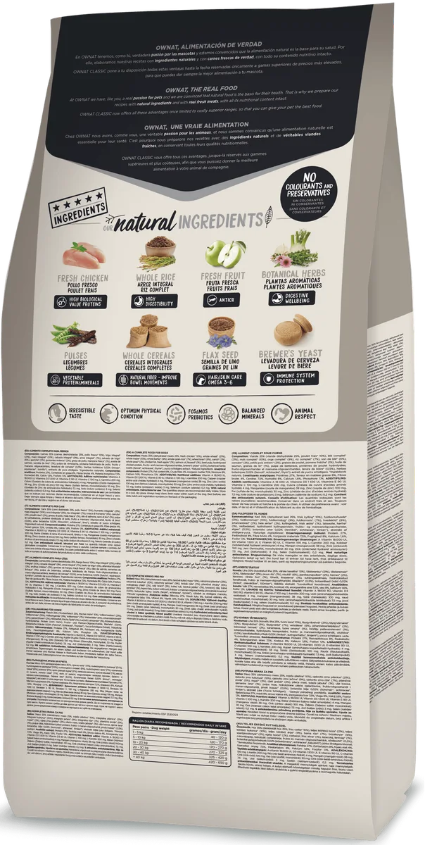 Pienso Perros Ownat Classic Light 20 kg — foto 4