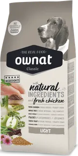 Pienso Perros Ownat Classic Light 4 kg