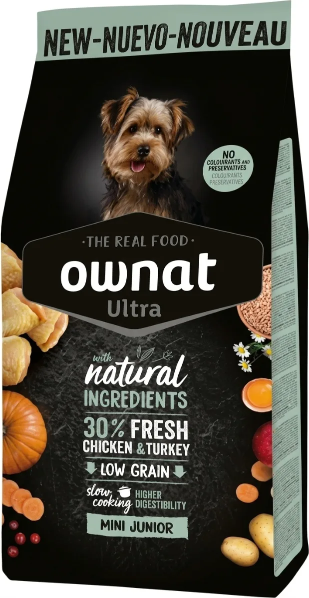 Pienso Perros Ownat Ultra Mini Junior Cachorros 3 kg
