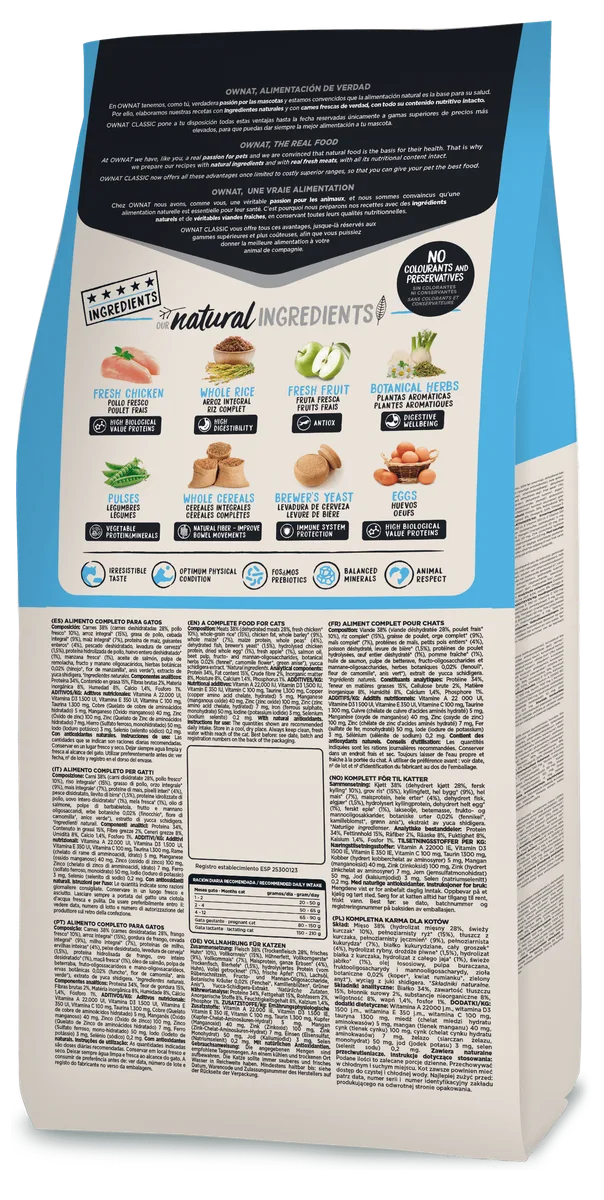 Pienso Gatos Ownat Classic Kitten 4 kg — foto 4