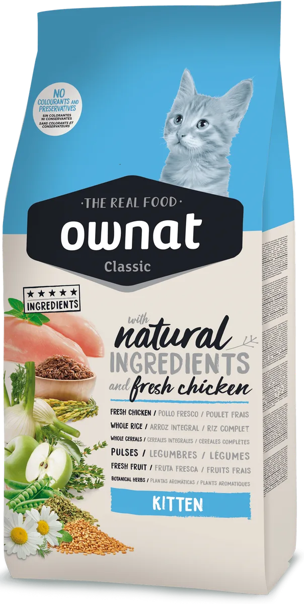 Pienso Gatos Ownat Classic Kitten 1,5 kg