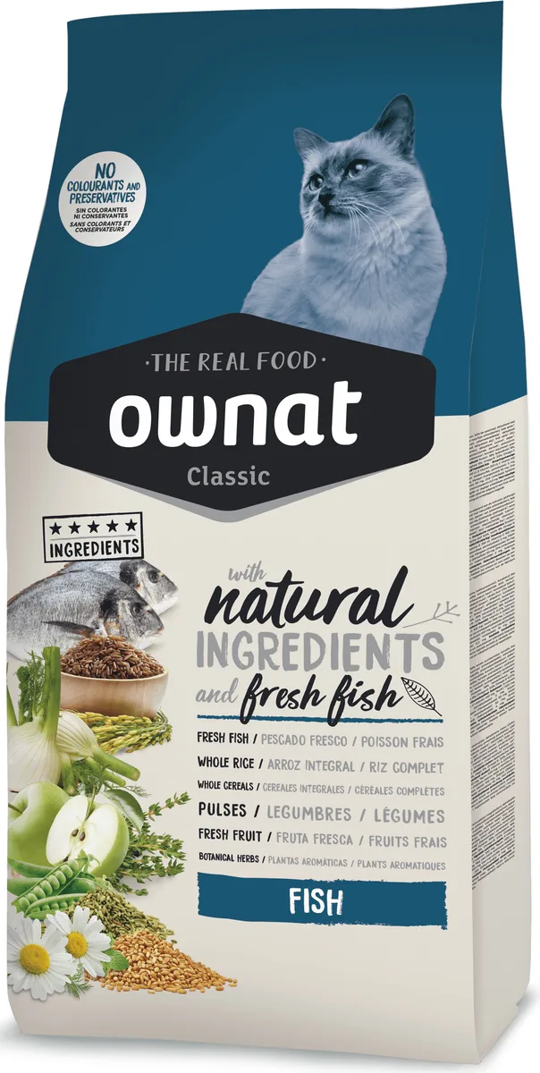 Pienso Gatos Ownat Classic Pescado 4 kg — foto 2