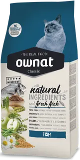Pienso Gatos Ownat Classic Pescado 4 kg