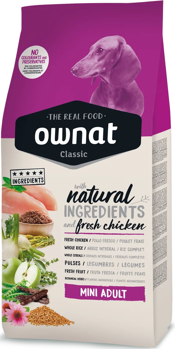 Pienso Perros Ownat Classic Mini 4 kg