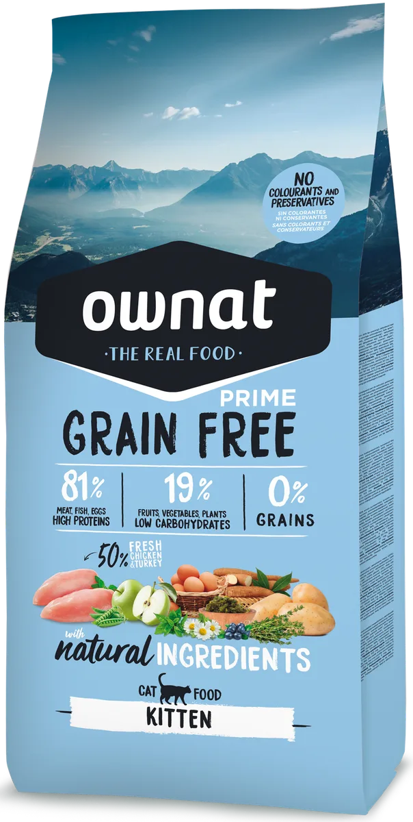 Pienso Gatos Ownat Prime Grain Free Kitten 3 Kg — foto principal