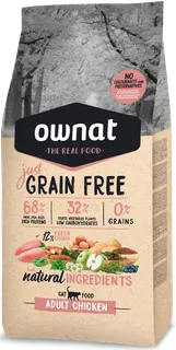 Pienso Gatos Ownat Just Grain Free Adult Pollo 3 kg