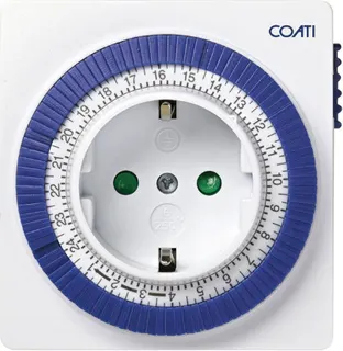 Programador Analogico Diario Compacto 16a 230v/50hz Blanco Coati