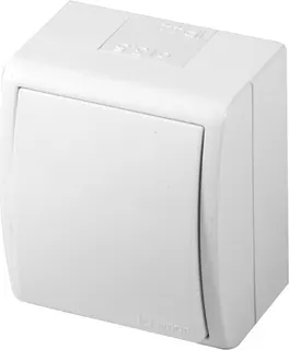 Interruptor Conmutador Blanco Estanco Aquiarius