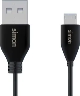 Cable Micro Usb a Usb a 1 Metro Negro Simon