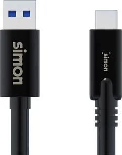 Cable Usb 3.1 c a Usb a 1 Metro Negro Simon