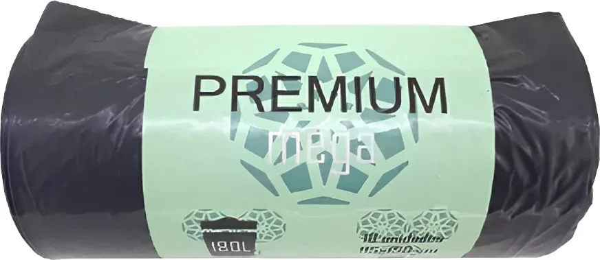 Bolsa Basura Negra Hosteleria Premium Mega 115x150 180 litros