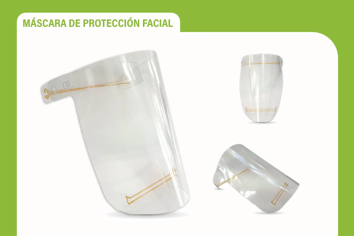 Pantalla Facial Transparente 50 unidades — foto 2