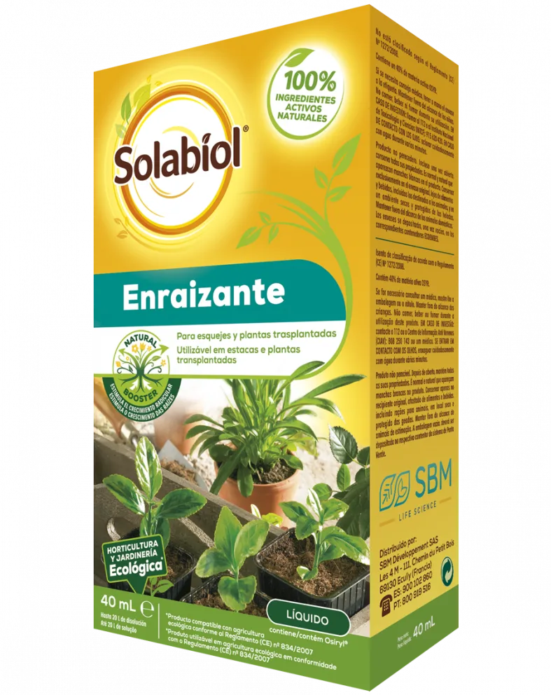 Enraizante Líquido para Esquejes y Plantas Trasplantadas Solabiol 40ml — foto 2