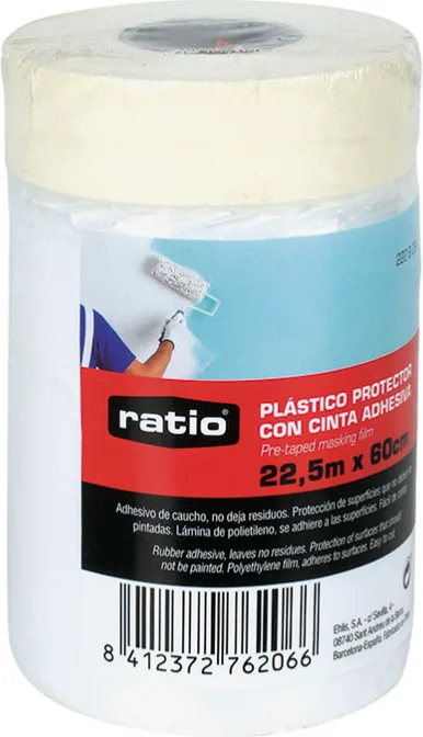 Cinta Adhesiva Krepp Liso 24mmx45m