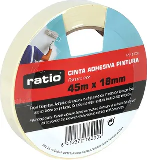 Cinta Adhesiva Krepp Liso 38mmx45m