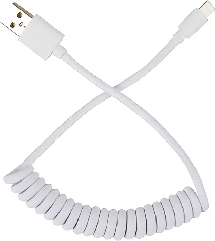 Cable Duolec Sincronizacion y Carga para Iphone 1m Espiral — foto principal