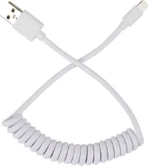 Cable Duolec Sincronizacion y Carga para Iphone 1m Espiral — foto 4