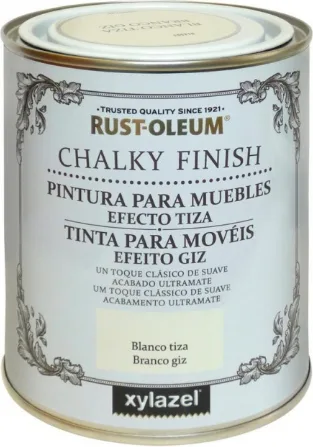 Pintura Xylazel Muebles Tiza Blanco 750 ml — foto 2