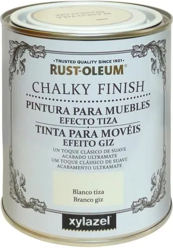 Xylazel Pintura Muebles Tiza Blanco Antiguo 750 ml