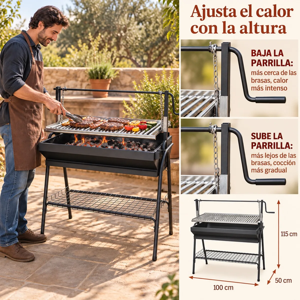 Barbacoa Santana Parrilla 100 cm — foto 5