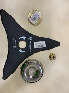 Kit Disco Desbrozadora Puntas + Chapa Superior+ Protector+ Tuerca M10