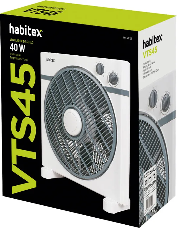 Ventilador Habitex Box Fan Vts 45 — foto 3