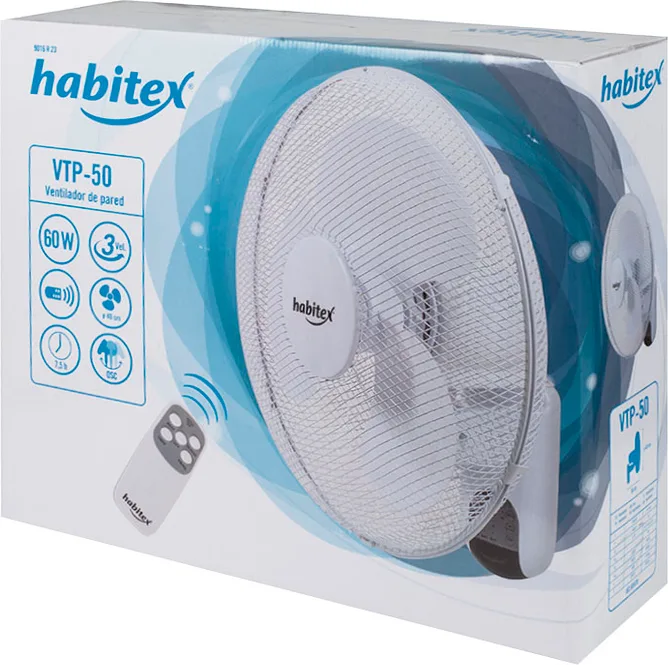 Ventilador Pared Habitex  Vtp-50 — foto 3