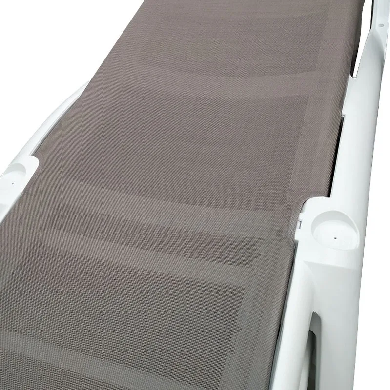 Tumbona Acqua 73x190x35 Blanca/arena — foto 2