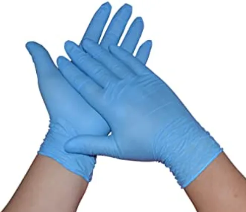 Guantes Cegasa Nitrilo Azul Talla T8-8,5 100 Uds