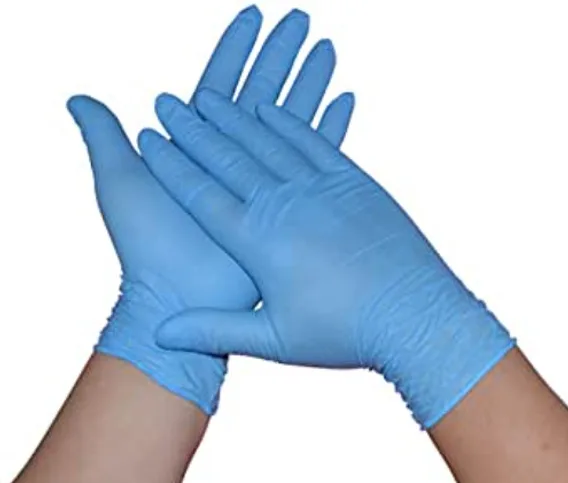 Guantes Cegasa Nitrilo Azul Talla T8-8,5 100 Uds — foto 2