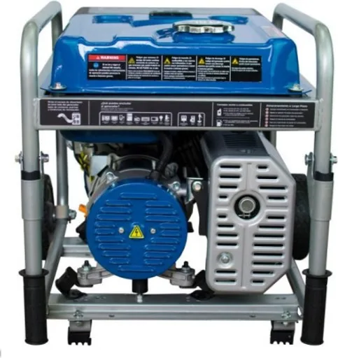Generador Eléctrico Gasolina Monofasico con Ruedas Hyundai Hhy3000fk — foto 4
