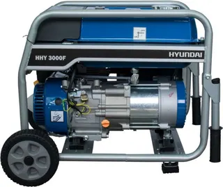Generador Eléctrico Gasolina Monofasico con Ruedas Hyundai Hhy3000fk