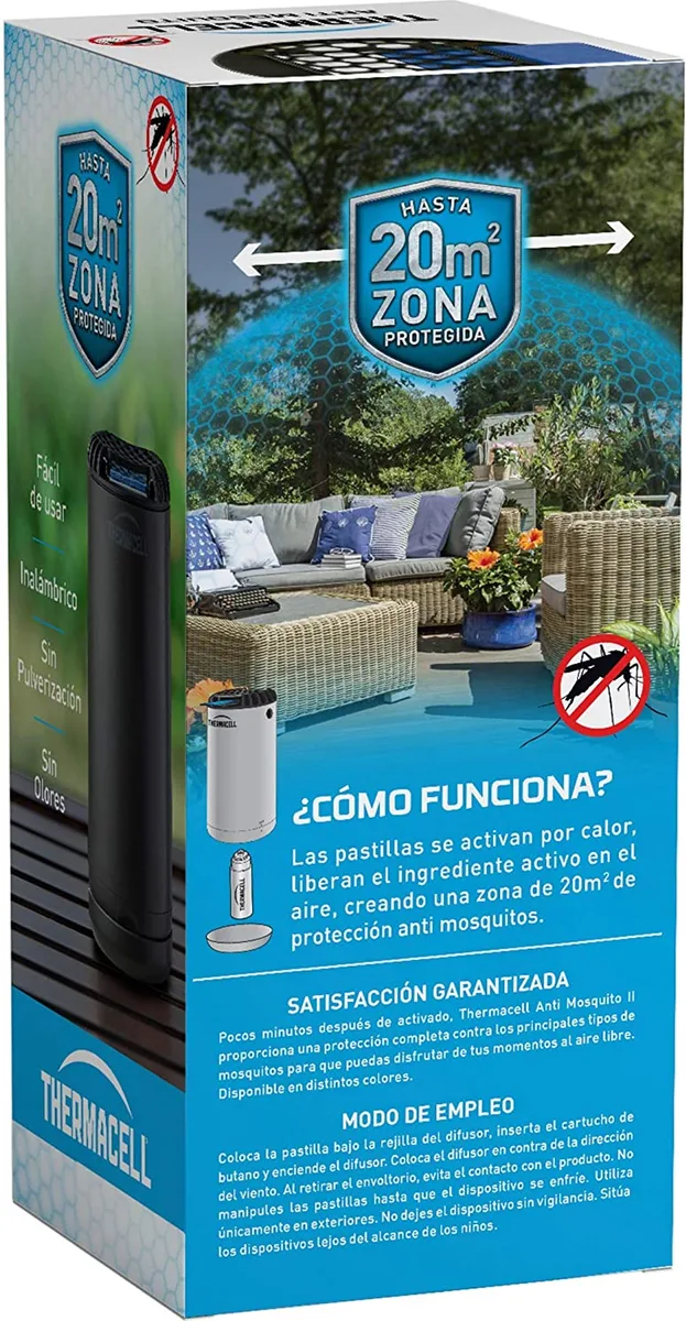 Anti Mosquito Thermacell para Exterior 20 m2 de Protección Negro — foto 4