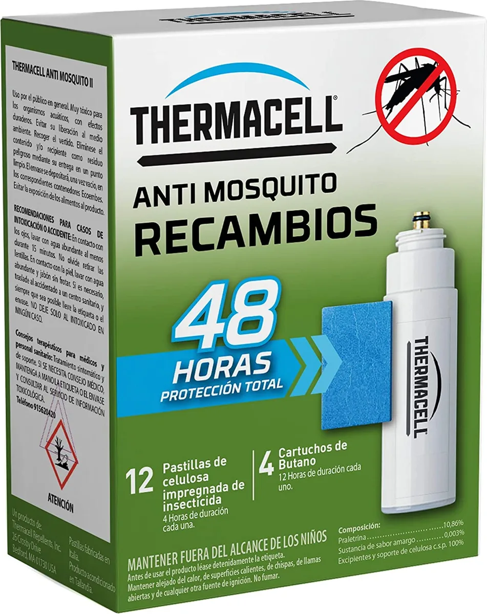 Recambio Thermacell Anti Mosquito Pack de 48 Horas