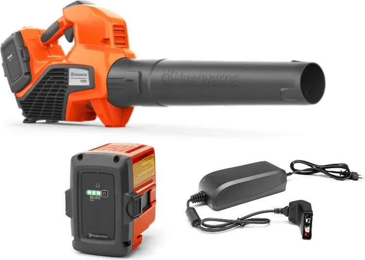 Soplador Bateria Husqvarna 120ib kit bateria y cargador