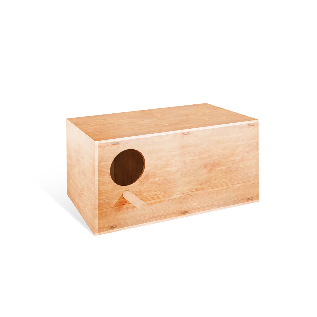 Nido Agapornis de Madera Horizontal — foto 2