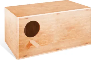 Nido Agapornis de Madera Horizontal