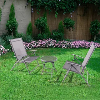 Conjunto Relax Jardin 2 Sillones + Mesita