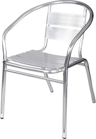 Silla Terraza aluminio con Brazos Apilable