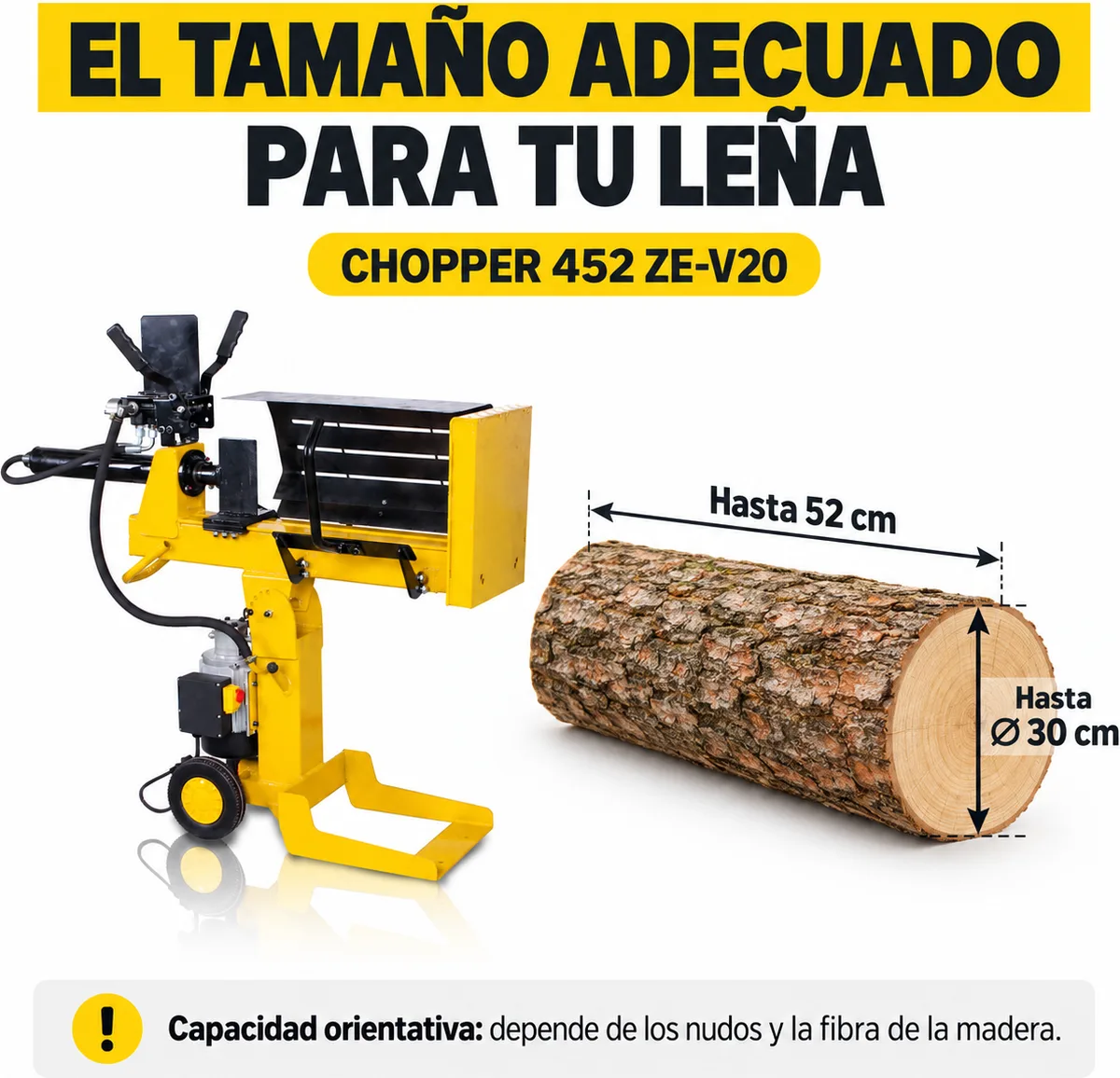 Parte trocnos eléctrica Garland Chopper 452 ZE-V20 10 t de ángulo regulable — foto 4