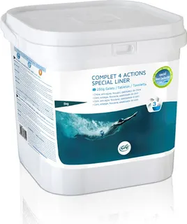 Gre Cloro Piscina 4 Acciones 5 kg Tabletas sin Cobre