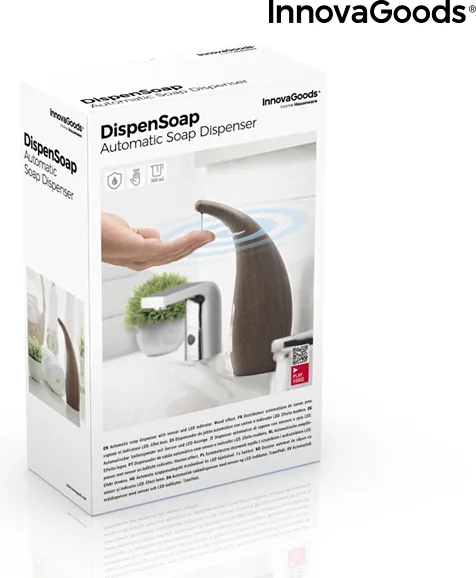 Dispensador de Jabon Automatico con Sensor Acabado Madera Liquidacion — foto 3