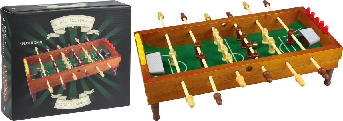 Mini Futbolin Juguete Madera 27x13 cm