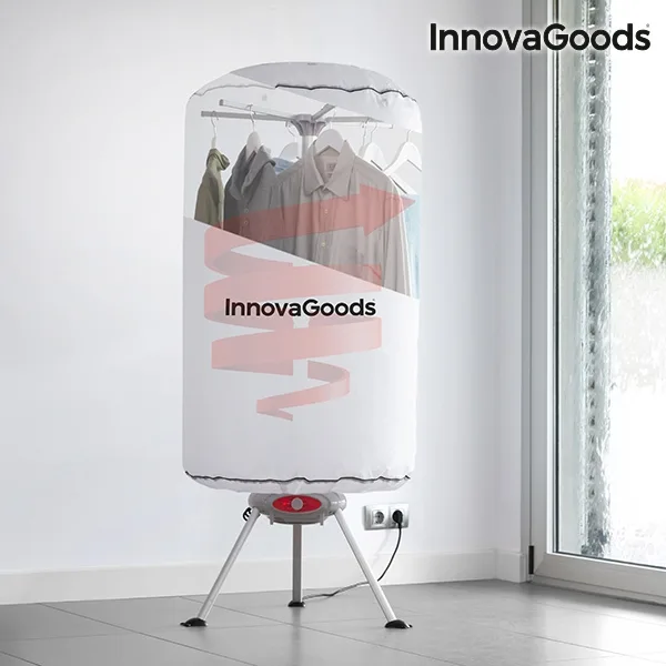 Secadora de Ropa Portátil Innovagoods 1000w Blanco