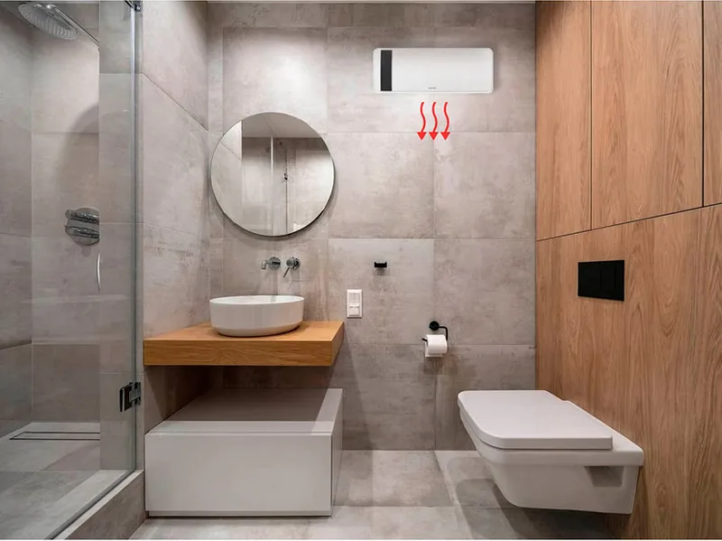 Calefactor de pared Facula Nexeo Split 2000W — foto 7