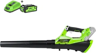 Kit Greenworks Soplador Batería 40v con Batería 4 Ah y Cargador
